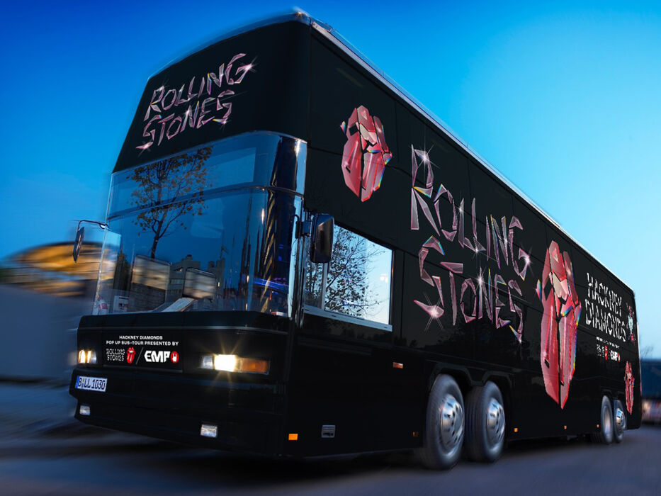 HACKNEY DIAMONDS POP UP BUS in Lingen