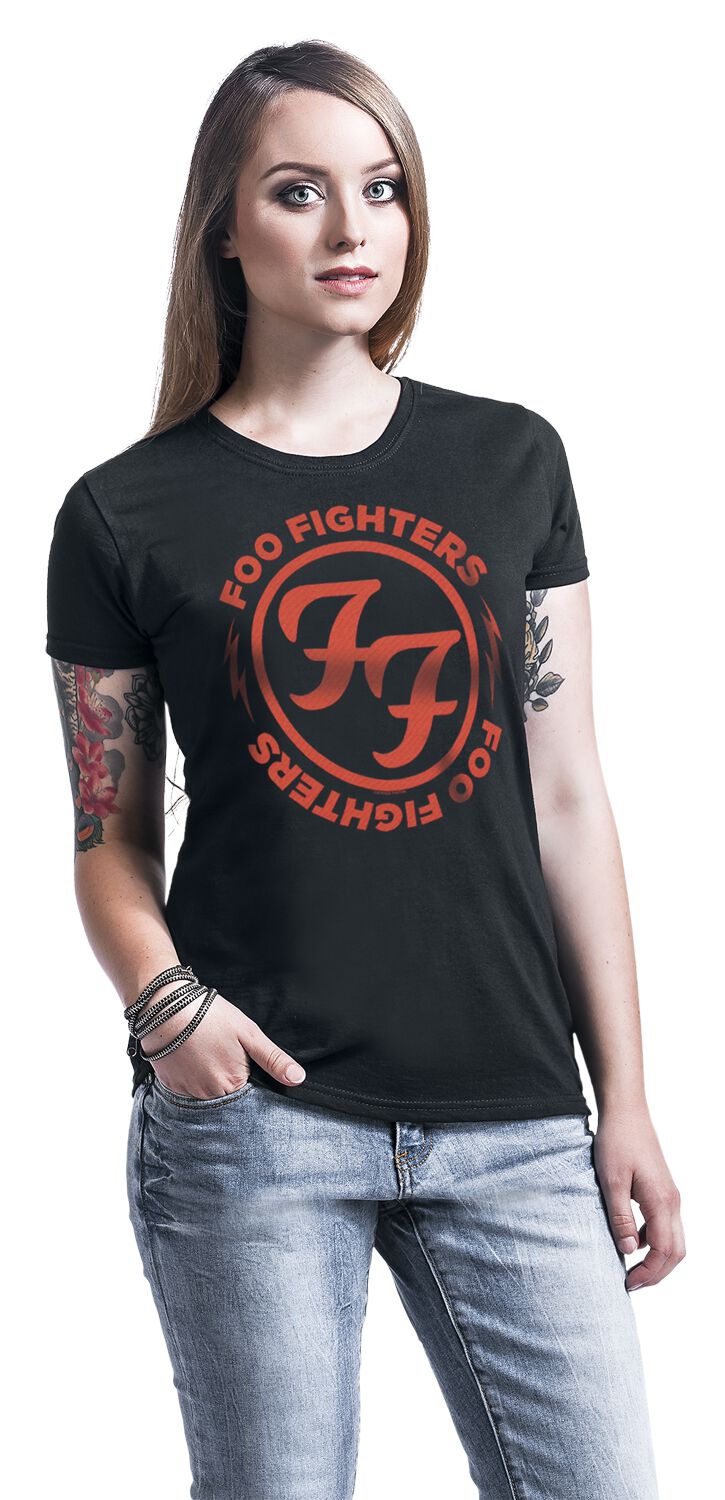 Foo Fighters Snake Hombre Camiseta Negro XL 100% Algodón Vorne Bedruckt Regular Foo Fighters Merch