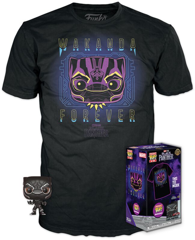 Wakanda Forever - Black Panther - Pocket Pop! & Tee