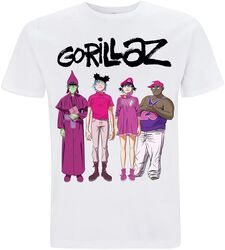 Cracker Island Standing Group, Gorillaz, T-Shirt