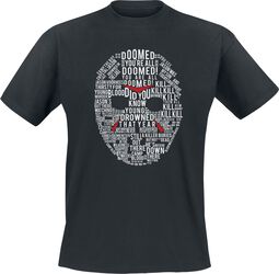 Jason Text Mask, Friday the 13th, T-Shirt