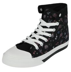 Trainers With Old School Alloverprint, Rock Rebel by EMP, Sneakers High