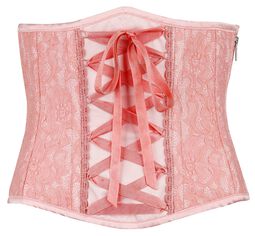 Corset with lace, Gothicana by EMP, Underbust Corsage