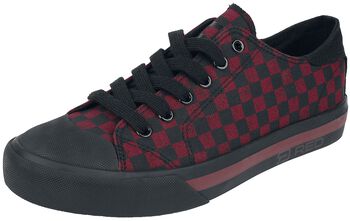 Sneakers with Chessboard Pattern
