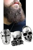 Janus / Coffin / Alchemist, Alchemy Gothic, Beard Beads