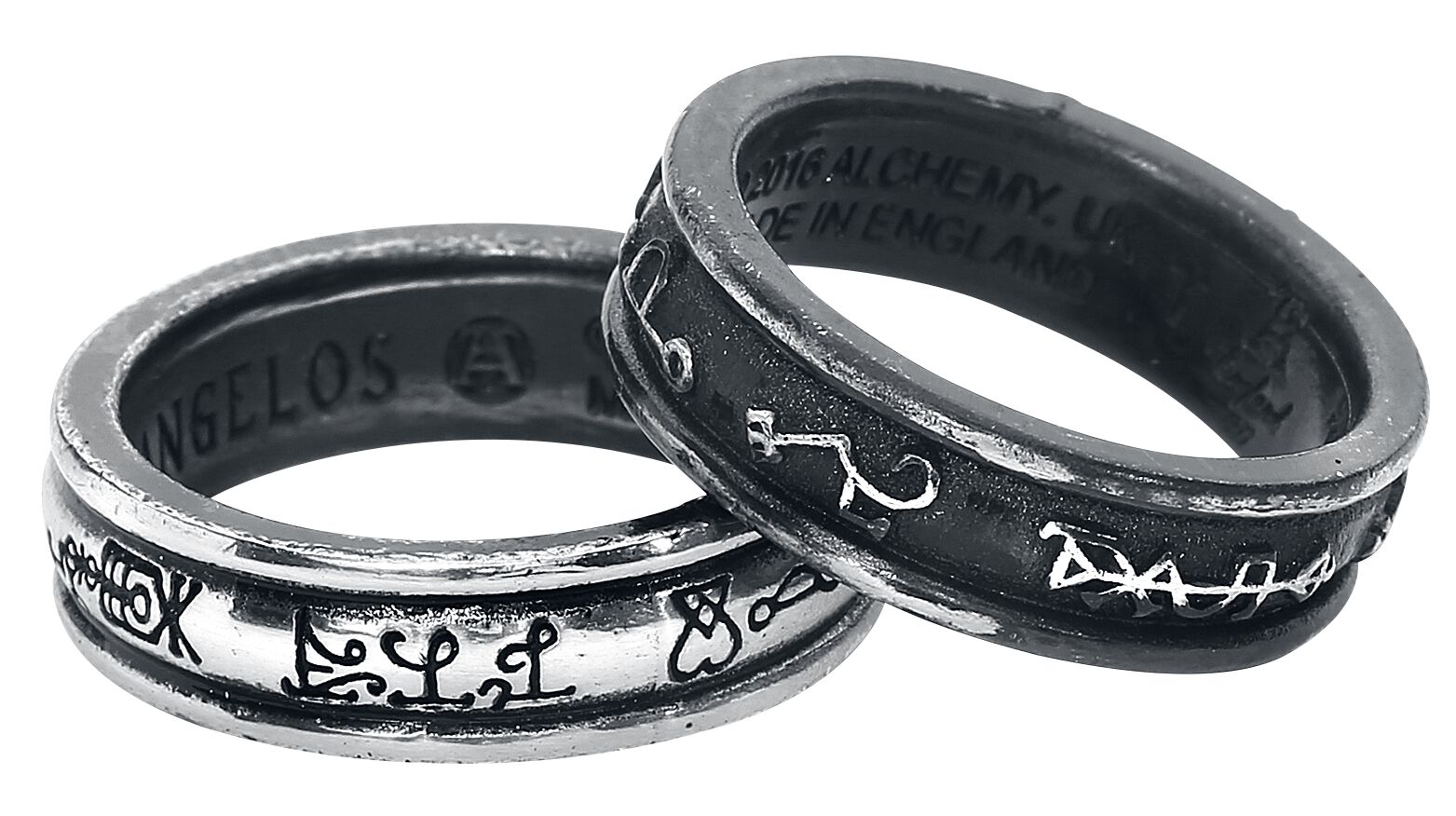 Demons and Angels | Alchemy Gothic Ring | EMP