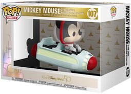 Walt Disney World 50th - Mickey Mouse at the Space Mountain Attraction (Pop! Ride Super Deluxe) vinyl figurine no. 107, Mickey Mouse, Funko Pop! Town