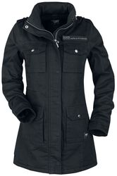 Ladies Field Jacket, Black Premium by EMP, Winter Jacket
