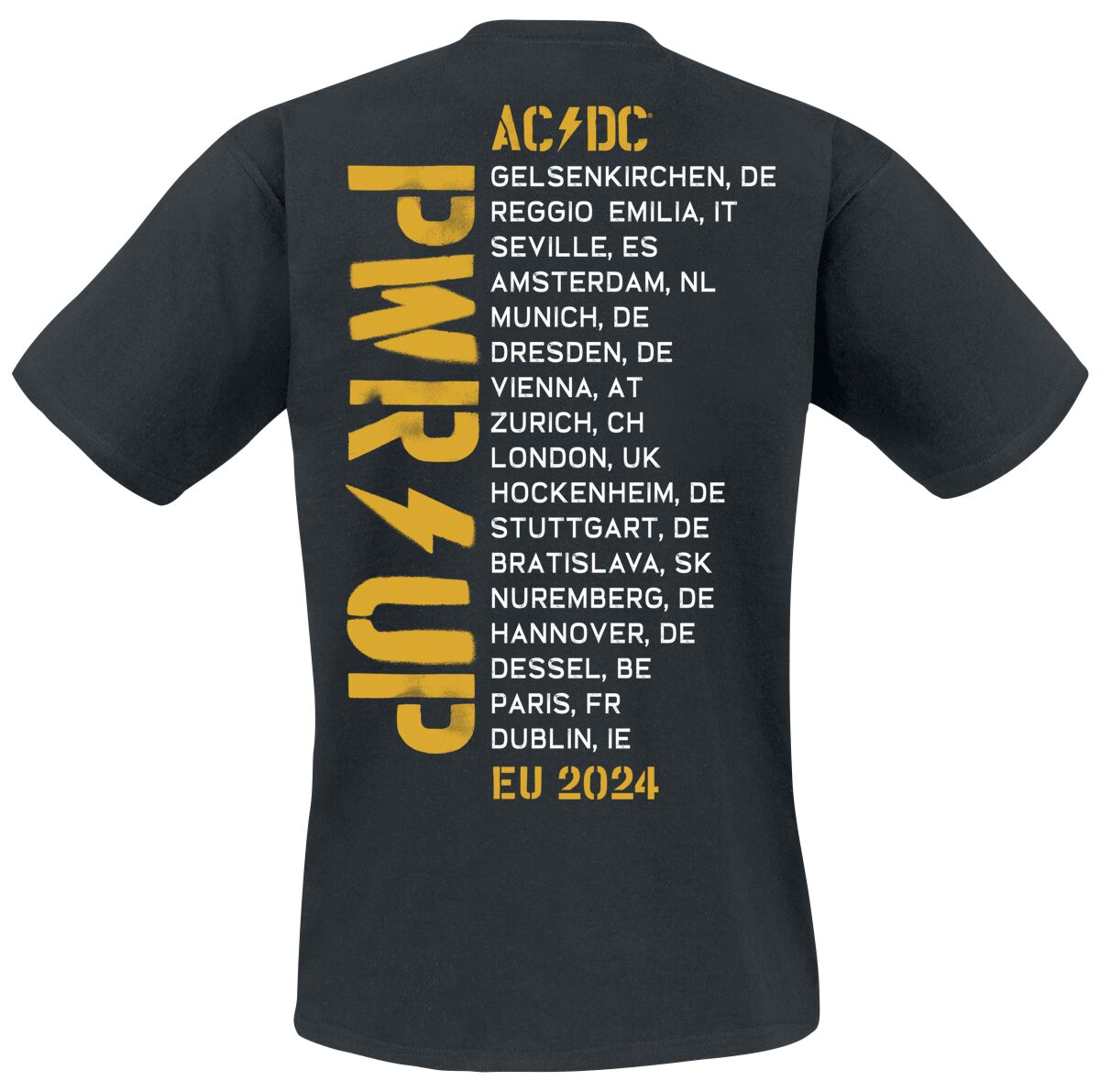 PWRUP European Tour 2024 | AC/DC T-Shirt | EMP