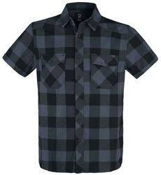 Half-Sleeve Checked Shirt, Brandit, Short-sleeved Shirt