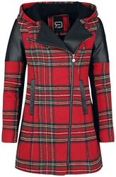 Biker-style between-seasons jacket, RED by EMP, Between-seasons Jacket