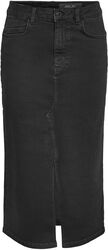 NMKath NW Slit Midi Skirt VI478BL NOOS, Noisy May, Medium-length skirt
