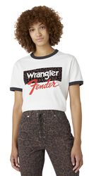 Fender relaxed fit ringer t-shirt, Wrangler, T-Shirt