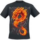 Fire Dragon, Spiral, T-Shirt