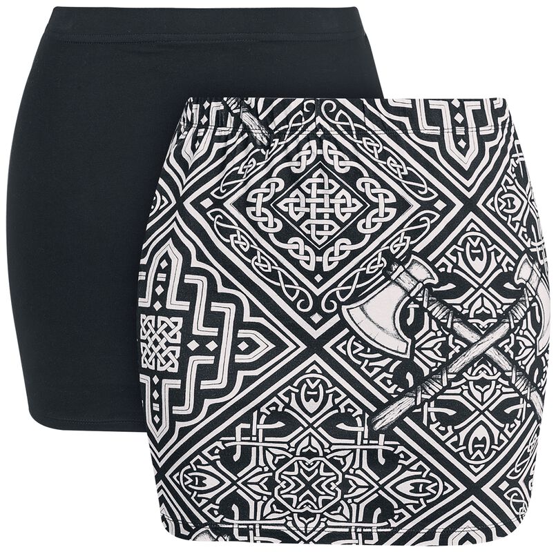 Double-Pack Skirts with Viking Print