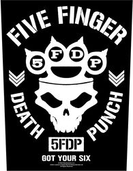 Got your six, Five Finger Death Punch, Back Patch