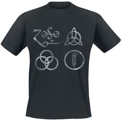 IV Distressed Symbols, Led Zeppelin, T-Shirt