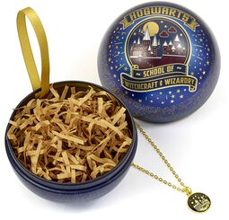 Hogwarts - Christmas bauble necklace, Harry Potter, Necklace