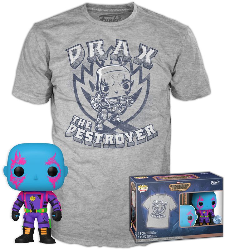 Vol. 3 - Drax - T-Shirt plus Funko POP! & Tee