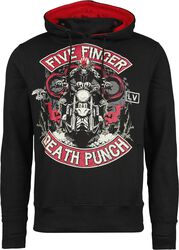Biker Badge, Five Finger Death Punch, Hooded sweater