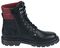 Black Boots with Red Shaft