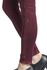 Burgundy Leggings with Lace