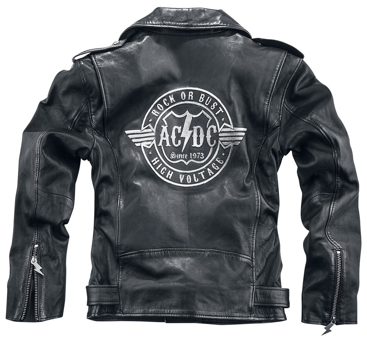 Emp Signature Collection Ac Dc Leather Jacket Emp