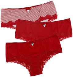 Set of 3 Hipster Pants, Pussy Deluxe, Panty Set
