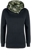 Shawl Collar Military Hoodie, Nastrovje Postdam, Hooded sweater