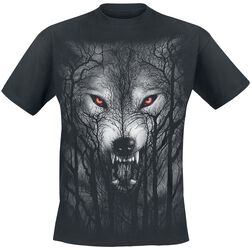 Forest Wolf, Spiral, T-Shirt