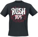 Rush '74 Destroyed, Rush, T-Shirt