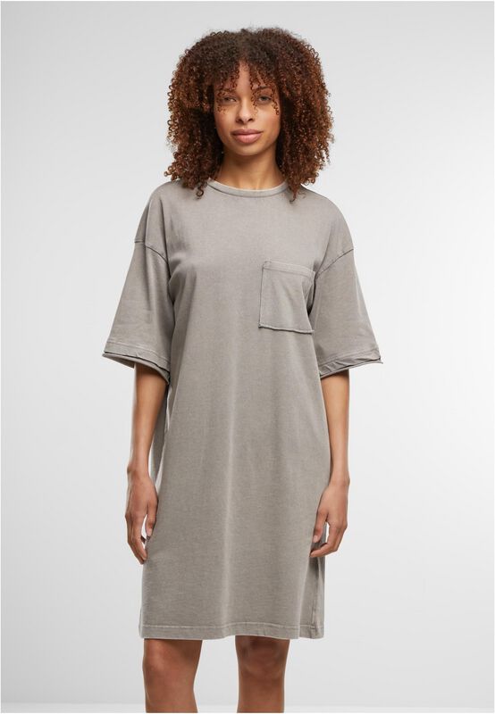 grey jersey t shirt dress All Day T-Shirt Dress White/Sun Heather / S main image 0