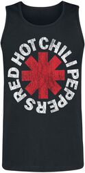 Distressed Logo, Red Hot Chili Peppers, Tanktop