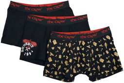 Gothicana X The Crow set of three pairs of boxers, Gothicana by EMP, Boxers