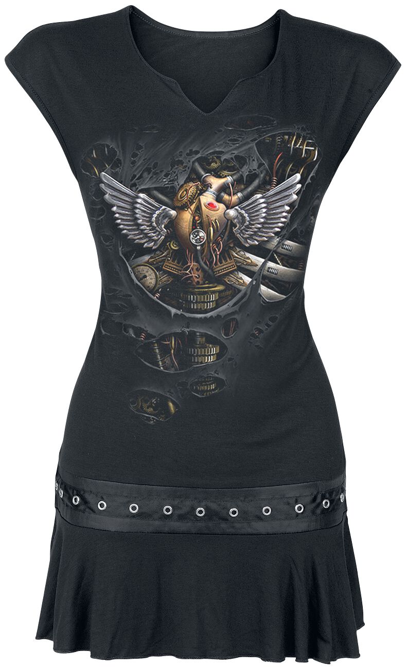 Steam Punk Ripped | Spiral Mini Dress | EMP