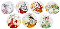 7 Dwarfs - Plate Set, Snow White and the Seven Dwarfs, Plate