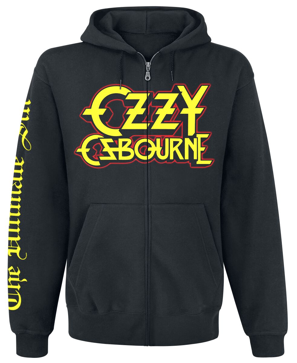 ozzy osbourne zip up hoodie