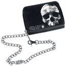 Skull Mini Wallet, Black Premium by EMP, Wallet