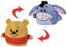 Winnie and Eeyore - Reversible plush, Winnie the Pooh, Stuffed Figurine