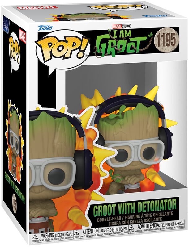 I am Groot - Groot with detonator vinyl figurine no. 1195