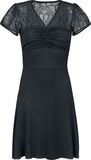 Skull Lace Dress, Black Premium by EMP, Medium-length dress