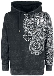 Anthracite Hoodie with Celtic Print