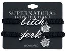Bitch & Jerk, Supernatural, Bracelet Set