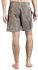 Sand-Coloured Swim Shorts with Prints and Pockets