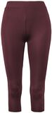Burgundy Leggings with Lace at Sides, Rock Rebel by EMP, Leggings