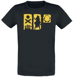 Pirate Icons, Skull & Bones, T-Shirt