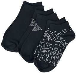 3-Pack Socks with Runes
