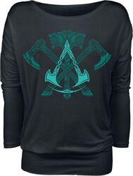 Valhalla - Axe & Hammer, Assassin's Creed, Long-sleeve Shirt