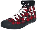 Checkered Anarchy Sneaker, Full Volume by EMP, Sneakers High