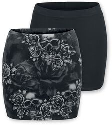The Double Life, Black Premium by EMP, Short skirt